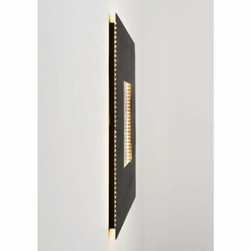 Luminaires Holländer Applique murale Holländer ECLIPSE GROSS LED Brun, Noir, Argenté, 1 lumière* Éclairage Led