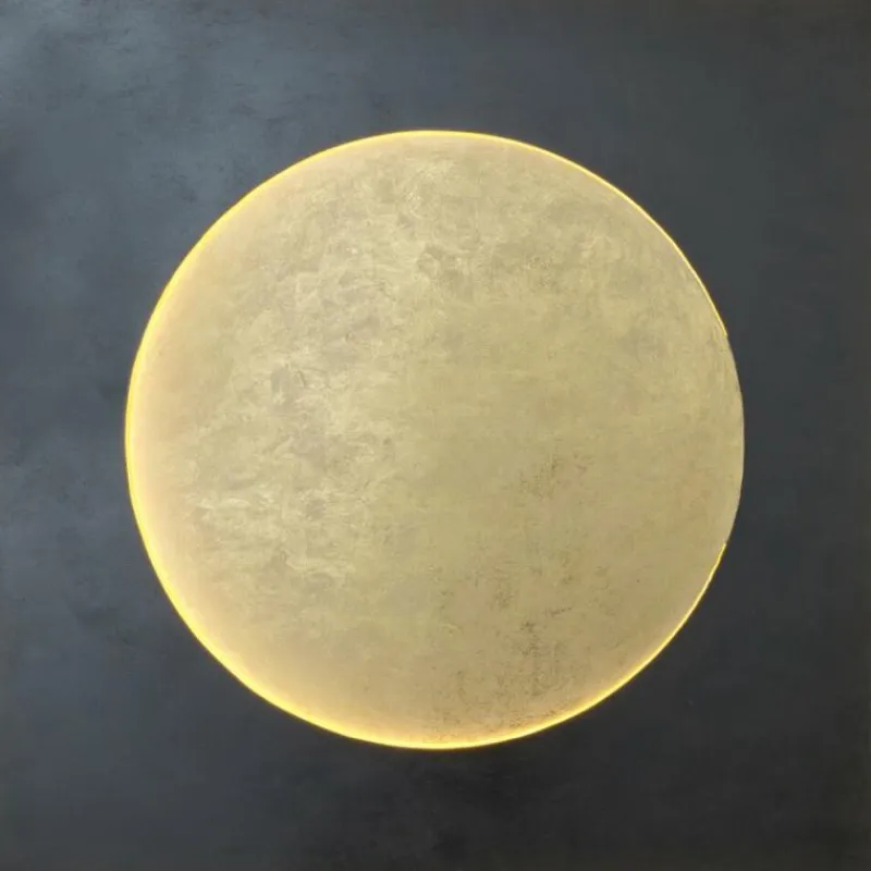 Lampes Dorées-Luminaires Holländer Applique murale Holländer BERSAGLIO LED Brun, Or, Noir, 1 lumière