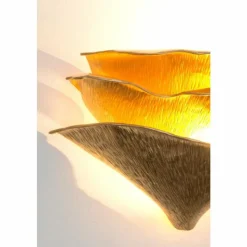 Lampes Dorées-Luminaires Holländer Applique murale Holländer MECORIZZA LED Or, 3 lumières