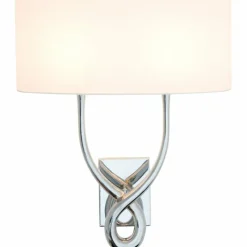 Lampes En Tissu-Luminaires Holländer Applique murale Holländer MONOLOGO Argenté, 2 lumières