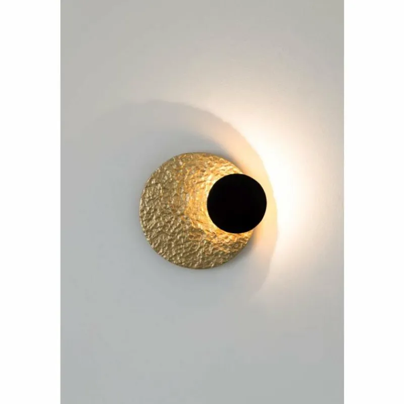 Lampes Dorées-Luminaires Holländer Applique murale Holländer INFINITY LED Or, Noir, 1 lumière