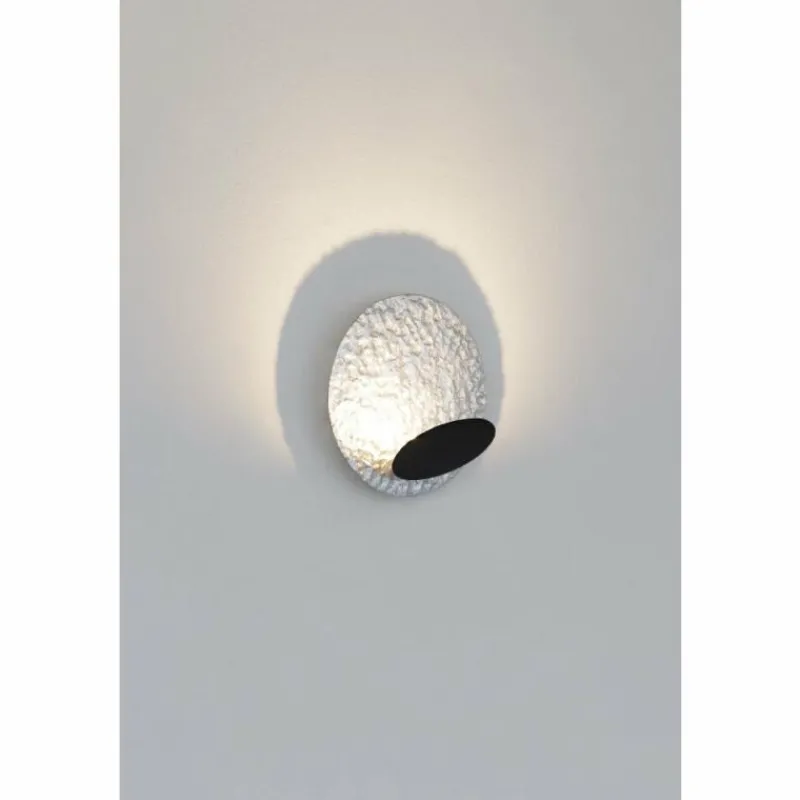 Luminaires Holländer Applique murale Holländer METEOR LED Noir, Argenté, 1 lumière* Éclairage Led