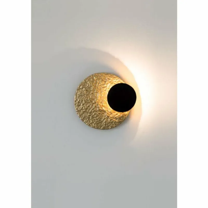 Lampes Dorées-Luminaires Holländer Applique murale Holländer METEOR LED Or, Noir, 1 lumière