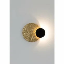 Lampes Dorées-Luminaires Holländer Applique murale Holländer METEOR LED Or, Noir, 1 lumière