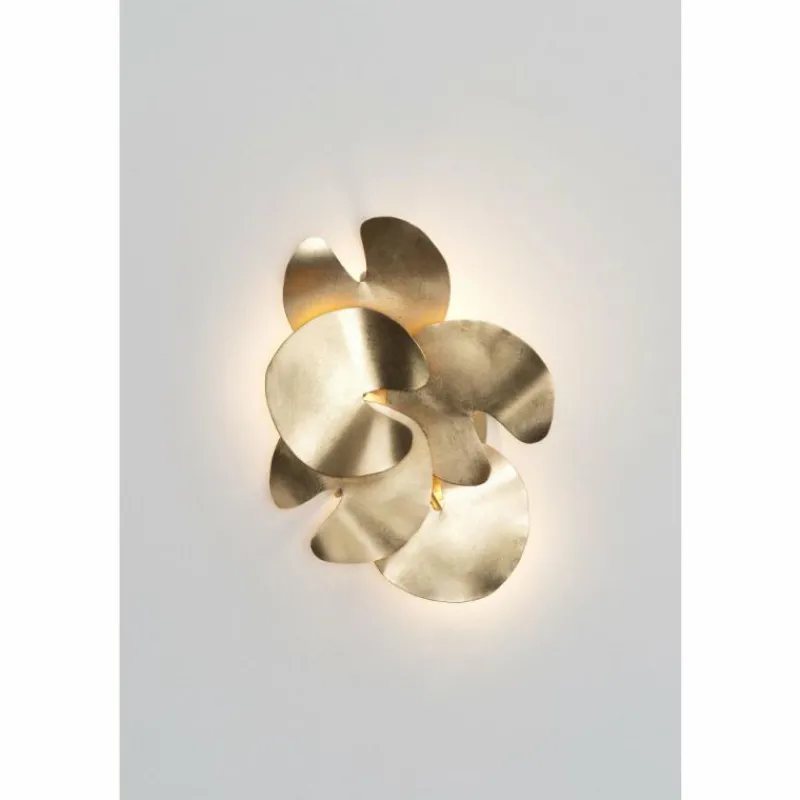 Luminaires Rustiques-Luminaires Holländer Applique murale Holländer CONTROVERSIA LED Or, 5 lumières