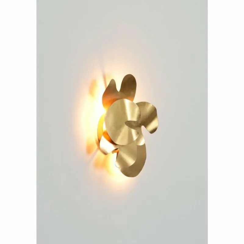 Luminaires Rustiques-Luminaires Holländer Applique murale Holländer CONTROVERSIA LED Or, 5 lumières