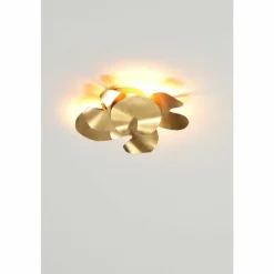 Luminaires Rustiques-Luminaires Holländer Applique murale Holländer CONTROVERSIA LED Or, 5 lumières