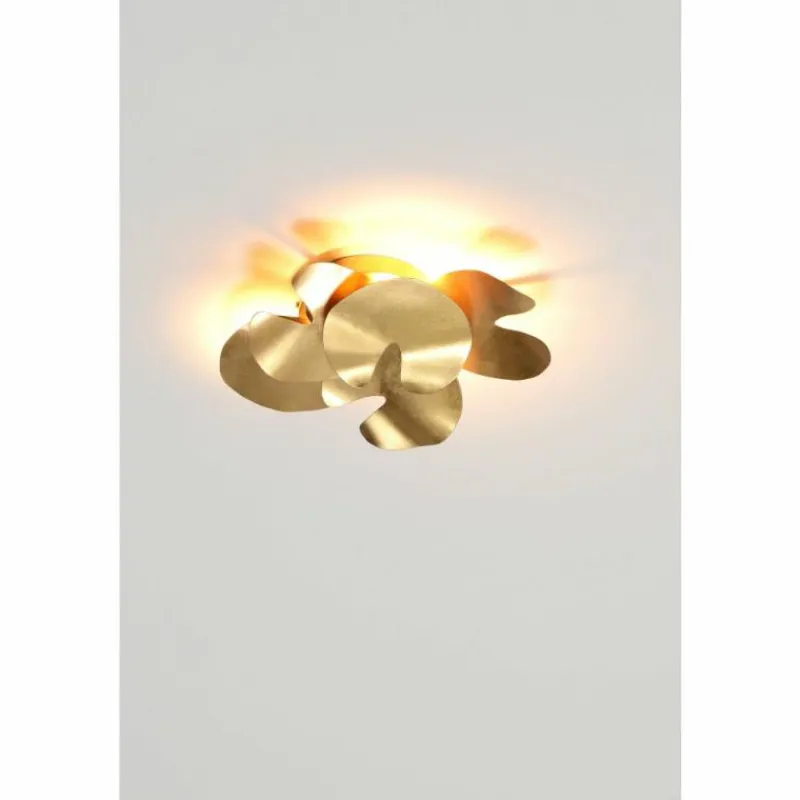 Luminaires Rustiques-Luminaires Holländer Applique murale Holländer CONTROVERSIA LED Or, 5 lumières