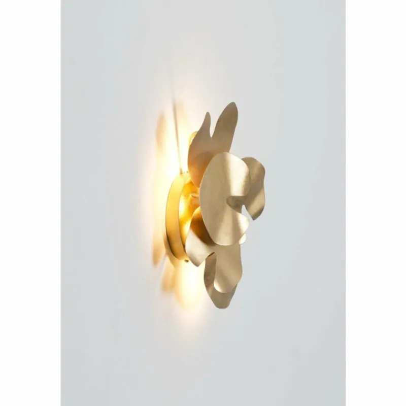 Luminaires Rustiques-Luminaires Holländer Applique murale Holländer CONTROVERSIA LED Or, 5 lumières