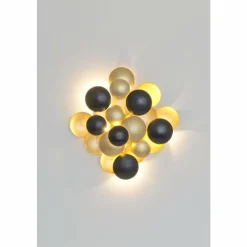 Lampes Dorées-Luminaires Holländer Applique murale Holländer BOLLADARIA GRANDE LED Brun, Or, Noir, 6 lumières