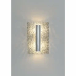 Luminaires Rustiques-Luminaires Holländer Applique murale Holländer UTOPISTICO Argenté, 2 lumières