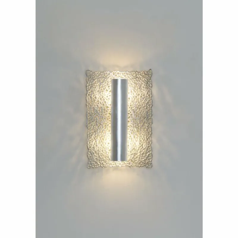 Luminaires Rustiques-Luminaires Holländer Applique murale Holländer UTOPISTICO Argenté, 2 lumières