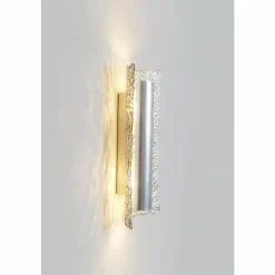 Luminaires Rustiques-Luminaires Holländer Applique murale Holländer UTOPISTICO Argenté, 2 lumières