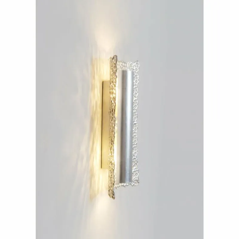 Luminaires Rustiques-Luminaires Holländer Applique murale Holländer UTOPISTICO Argenté, 2 lumières