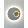 Lampes Dorées-Luminaires Holländer Applique murale Holländer LUNA LED Or, Gris, 2 lumières