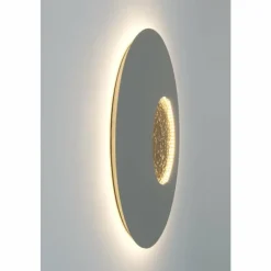 Lampes Dorées-Luminaires Holländer Applique murale Holländer LUNA LED Or, Gris, 2 lumières