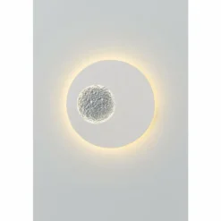 Luminaires Holländer Applique murale Holländer LUNA LED Argenté, Blanc, 2 lumières* Éclairage Led