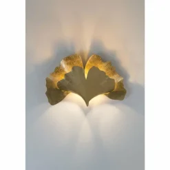 Lampes Dorées-Luminaires Holländer Applique murale Holländer GINGKO Or, 2 lumières