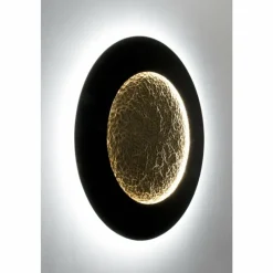 Lampes Dorées-Luminaires Holländer Applique murale Holländer LUNA LED Brun, Or, Noir, 2 lumières