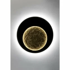 Lampes Dorées-Luminaires Holländer Applique murale Holländer PLENILUNIO LED Brun, Or, Noir, 2 lumières