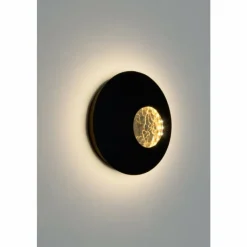 Lampes Dorées-Luminaires Holländer Applique murale Holländer LUNA LED Brun, Or, Noir, 2 lumières