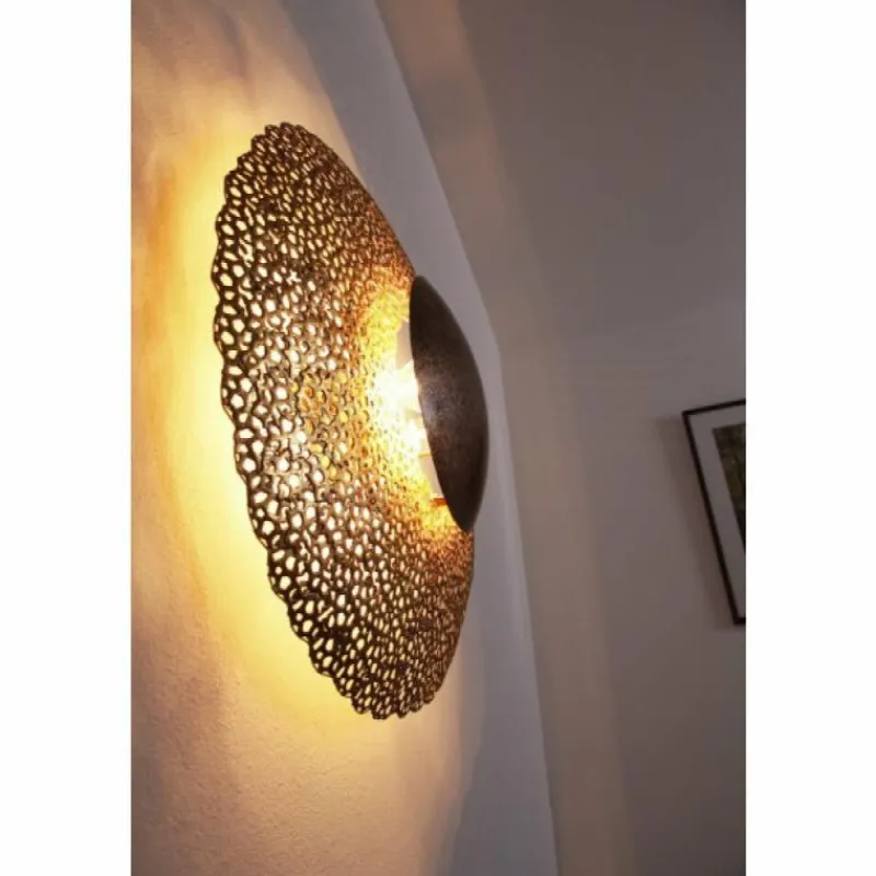 Luminaires Orientaux-Luminaires Holländer Applique murale Holländer UTOPISTICO Brun, Or, Laiton, 2 lumières