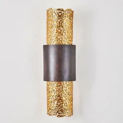 Lampes Dorées-hofstein Applique murale Holländer PALAZZO Or, Laiton, 2 lumières