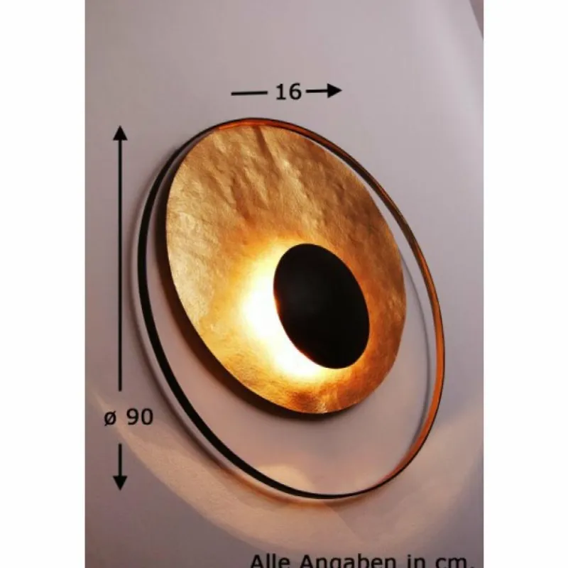 Lampes Dorées-Luminaires Holländer Applique murale Holländer SATELLITE Brun doré, 3 lumières