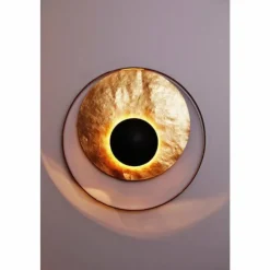 Lampes Dorées-Luminaires Holländer Applique murale Holländer SATELLITE Brun doré, 3 lumières