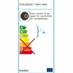 Lampes Dorées-Luminaires Holländer Applique murale Holländer LUNA LED Brun doré, 1 lumière