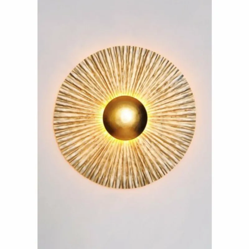 Lampes Dorées-Luminaires Holländer Applique murale Holländer BRONZO Or, Argenté, 1 lumière