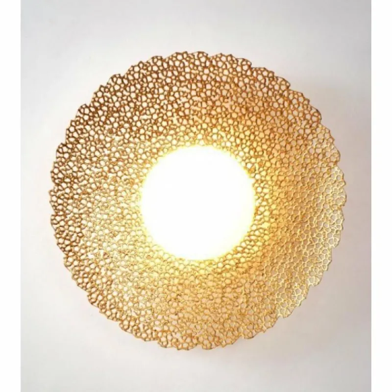 Luminaires Holländer Applique murale Holländer UTOPISTICO CIRCA Or, 2 lumières