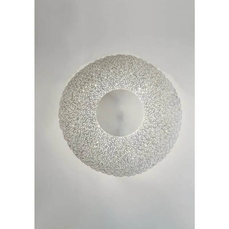 Luminaires Holländer Applique murale Holländer UTOPISTICO Argenté, 2 lumières* Appliques