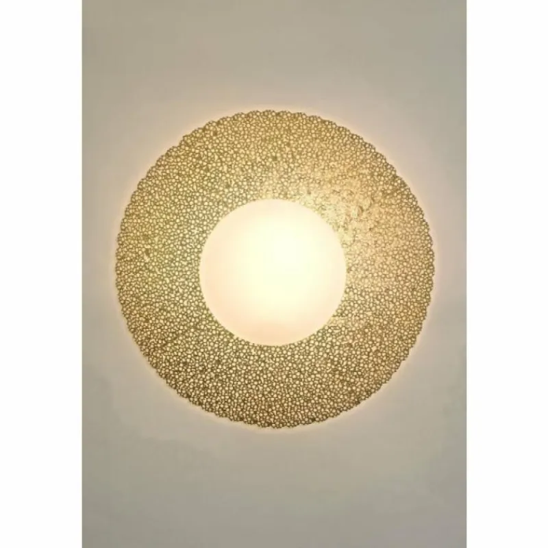 Luminaires Holländer Applique murale Holländer UTOPISTICO GRANDE Or, 2 lumières