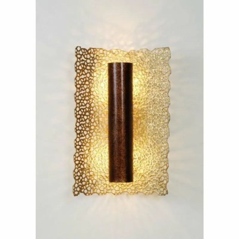 Lampes Dorées-Luminaires Holländer Applique murale Holländer UTOPISTICO Brun doré, Cuivre, 2 lumières