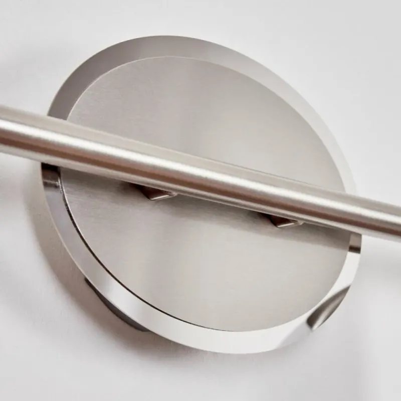 hofstein Applique murale Holualoa LED Nickel mat, 2 lumières