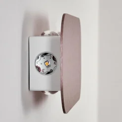 Lampes Dorées-hofstein Applique murale Homad LED Or rose, Blanc, 1 lumière