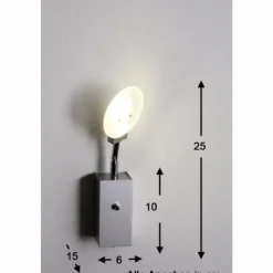 Lampes Industrielles-Luminaires Fischer & Honsel Applique murale Honsel Lina LED