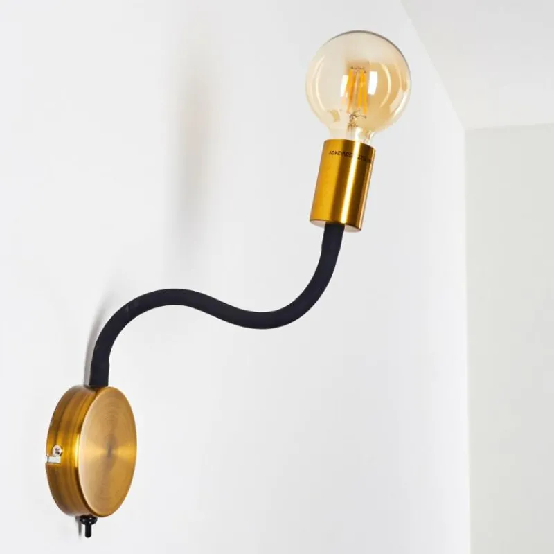 Lampes Dorées-hofstein Applique murale Hovslund Or, Noir, 1 lumière