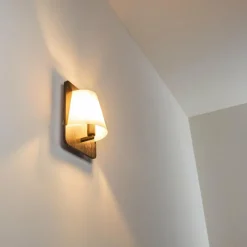 hofstein Applique murale Huddinge Gris, 1 lumière