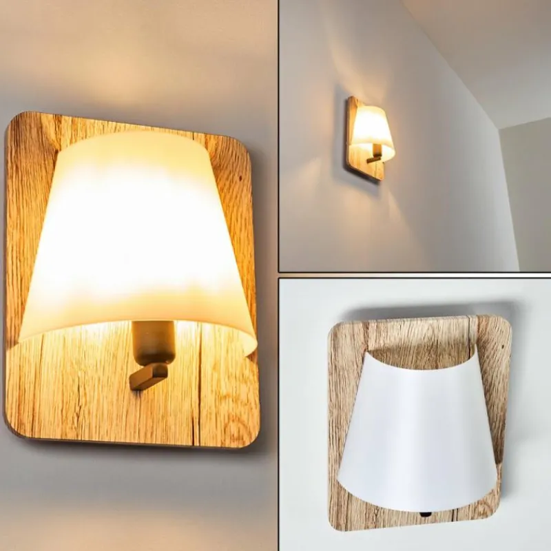 Luminaires Scandinaves-hofstein Applique murale Huddinge Bois clair, 1 lumière