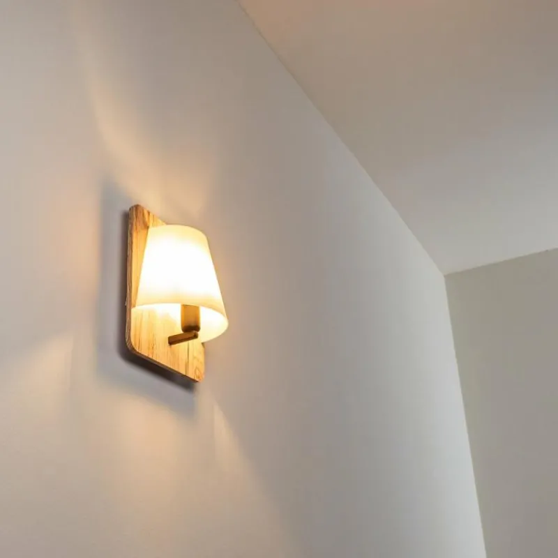 Luminaires Scandinaves-hofstein Applique murale Huddinge Bois clair, 1 lumière