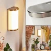 hofstein Applique murale Hutton LED Nickel mat, 2 lumières