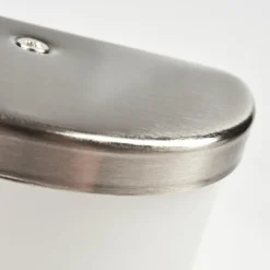 hofstein Applique murale Hutton LED Nickel mat, 2 lumières