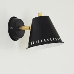 hofstein Applique murale Iasoa Laiton, Noir, 1 lumière