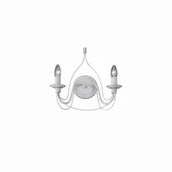 Luminaires Ideallux Applique murale Ideal Lux CORTE Blanc, 2 lumières* Appliques