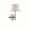 Lampes En Tissu-Luminaires Ideallux Applique murale Ideal Lux HILTON Blanc, 1 lumière