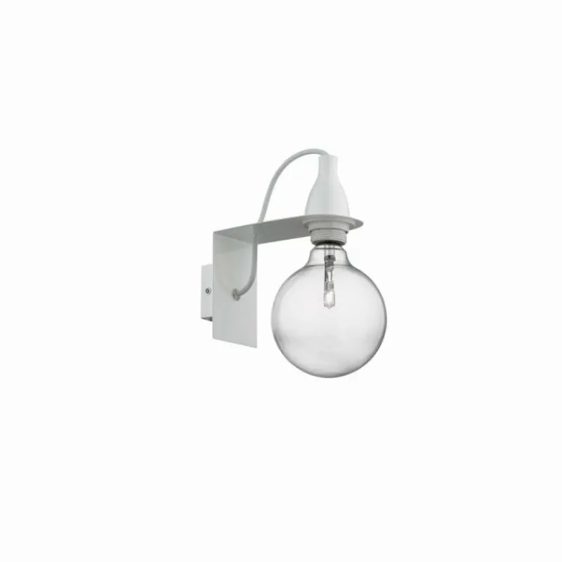 Luminaires Ideallux Applique murale Ideal Lux MINIMAL Blanc, 1 lumière* Appliques