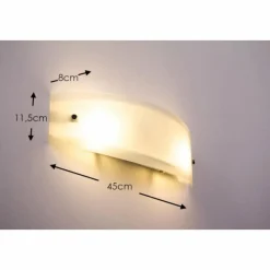 Luminaires Ideallux Applique murale Ideallux ALI AP2 Chrome, 2 lumières