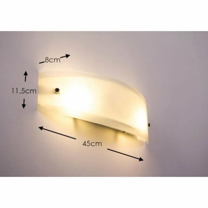 Luminaires Ideallux Applique murale Ideallux ALI AP2 Chrome, 2 lumières